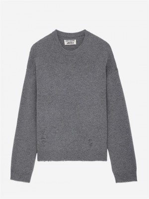 Gris Moyen Zadig And Voltaire Marko Jumper | ZV-256465